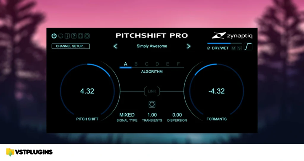 Zynaptiq – PITCHSHIFT PRO v1.0.0 for Windows