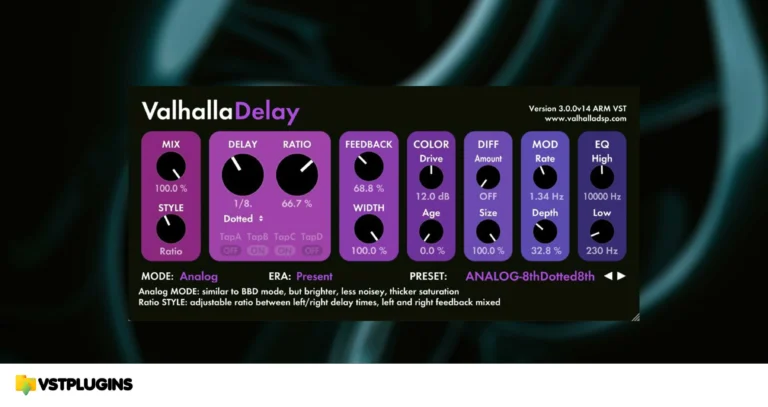 ValhallaDSP – Valhalla Delay v3.0.0 for Windows